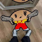 Tapete Cartoon Gangster | Personagem Armado