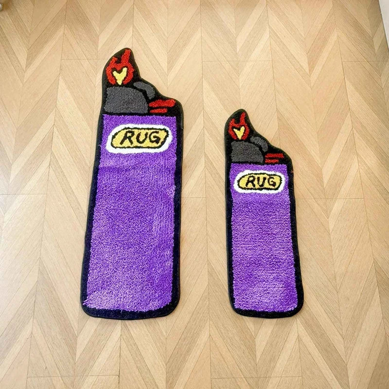 Tapete isqueiro roxo nos tamanhos 80 x 24 cm e 110 x 33 cm