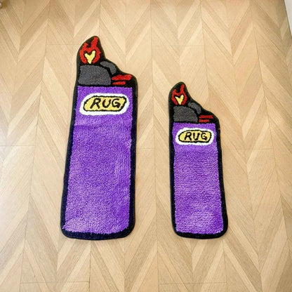 Tapete isqueiro roxo nos tamanhos 80 x 24 cm e 110 x 33 cm