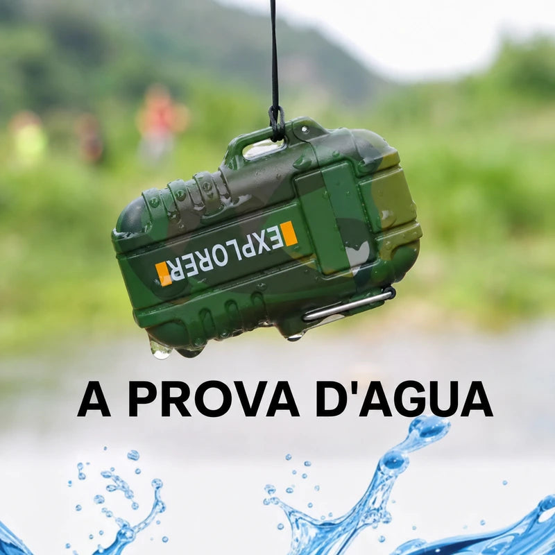 Isqueiro de plasma recarregavel USB camuflado a prova d'agua