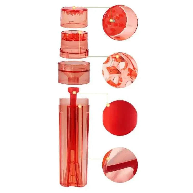 bolador-automatico-cone-3-em-1-vermelho-desmontado-detalhes-das-pecas