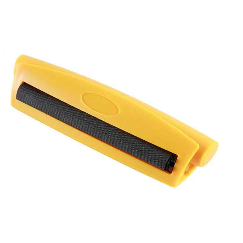 Bolador automatico de cone Puff Master amarelo vista frontal