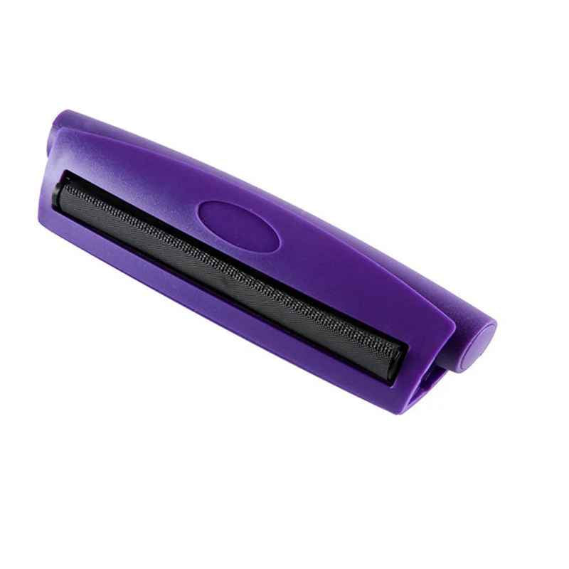 Bolador automatico de cone Puff Master roxo vista frontal