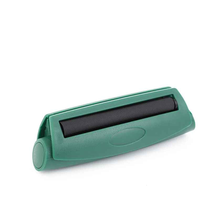 Bolador automatico de cone Puff Master verde vista frontal