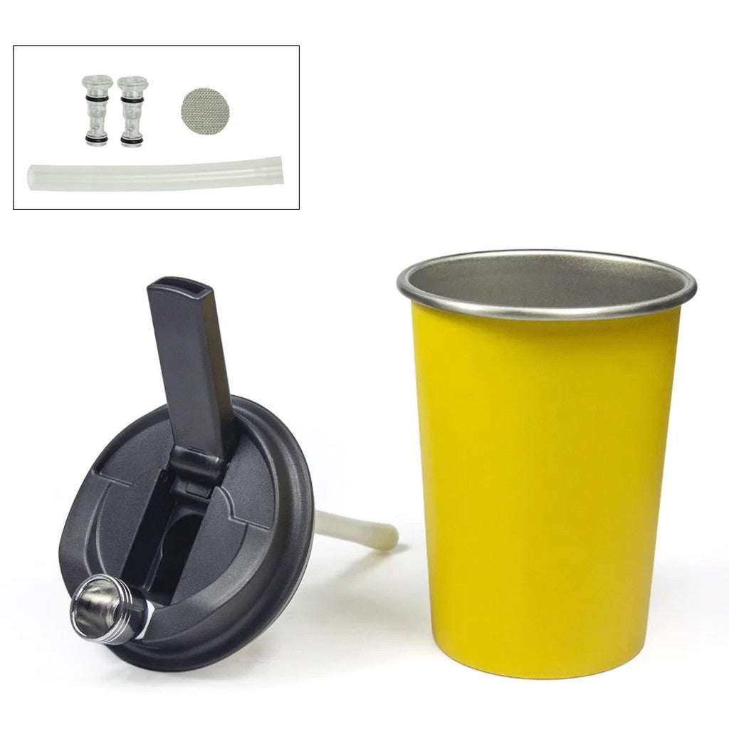 Copo Bong Puff filtro de narguile visto de frente