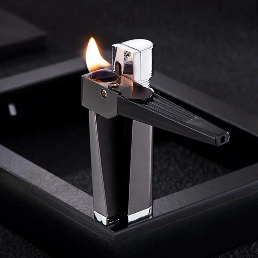 Isqueiro Recarregavel Pipe Puff detalhe do formato pipe portatil
