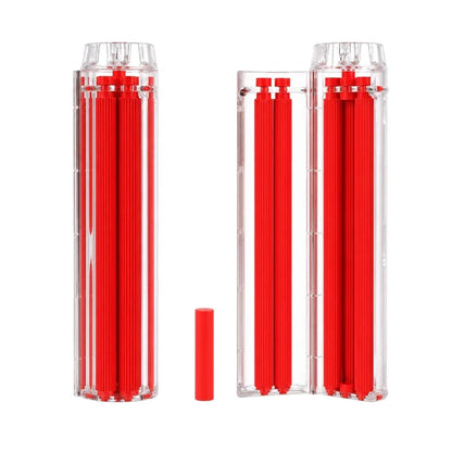 Bolador automatico para finos Slide vermelho aberto e fechado sem borda