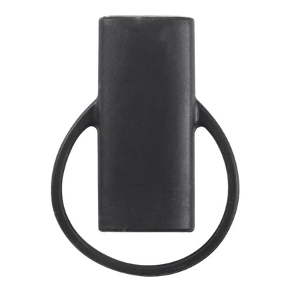 Porta-isqueiro de silicone preto para isqueiro padrao