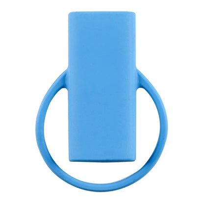 Porta-isqueiro de silicone azul para isqueiro padrao
