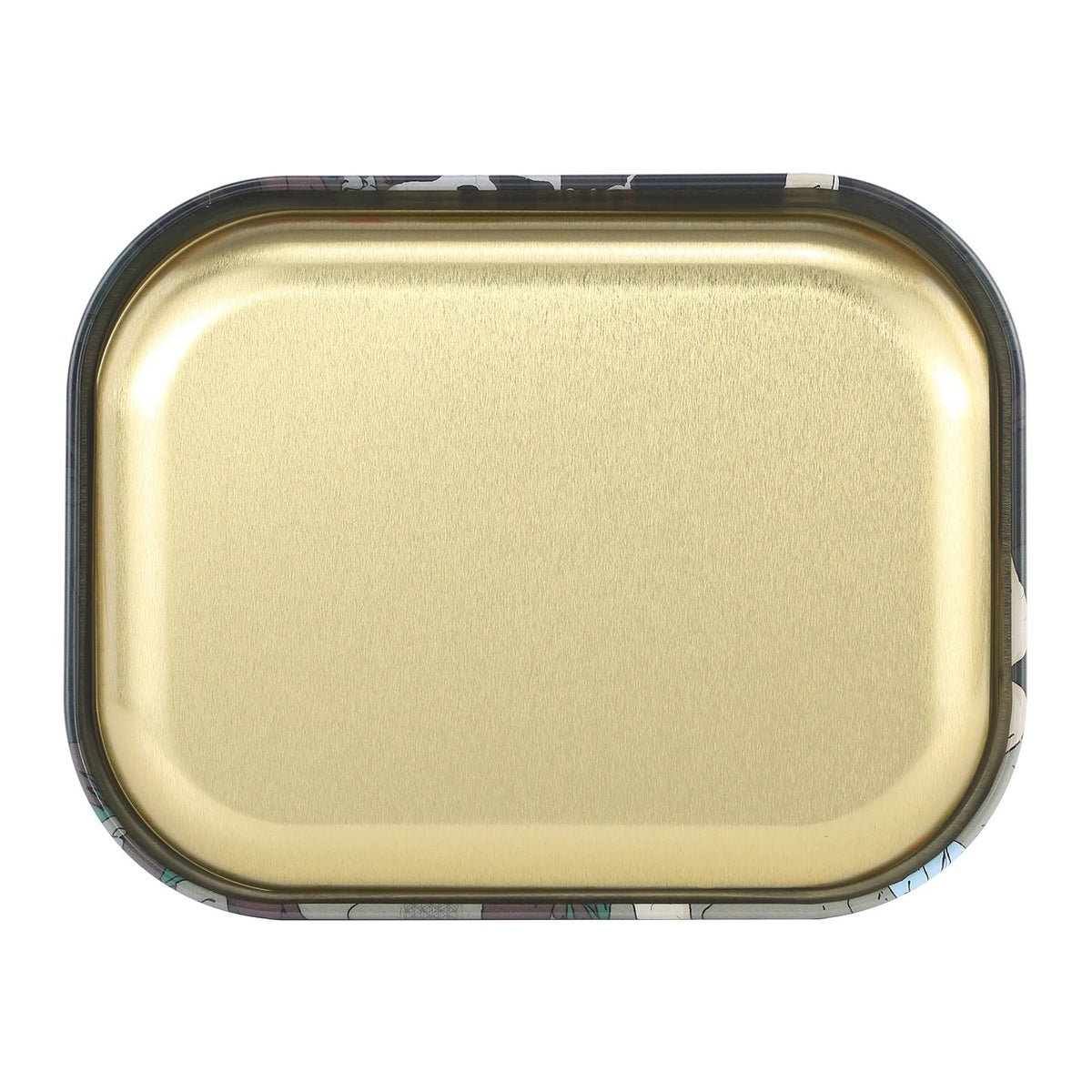 Bandeja de Bolar Metal detalhe da estampa e acabamento