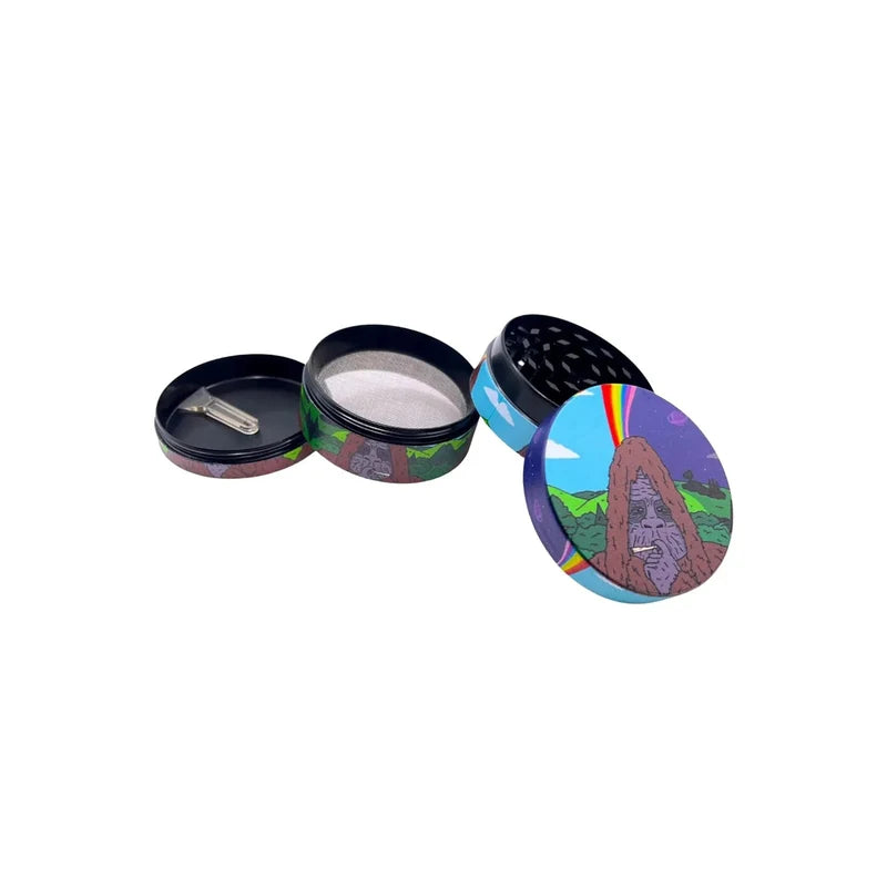 Kit bandeja de bolar com dichavador de metal e itens separados