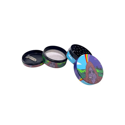 Kit bandeja de bolar com dichavador de metal e itens separados