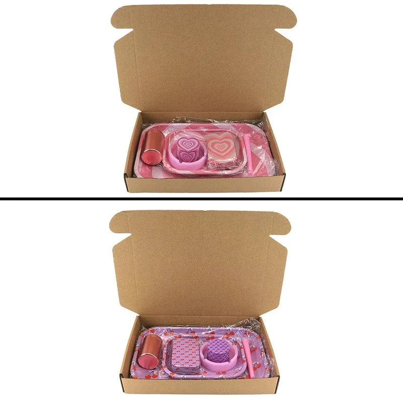 Kit Puff completo com embalagem em caixa e variantes do produto