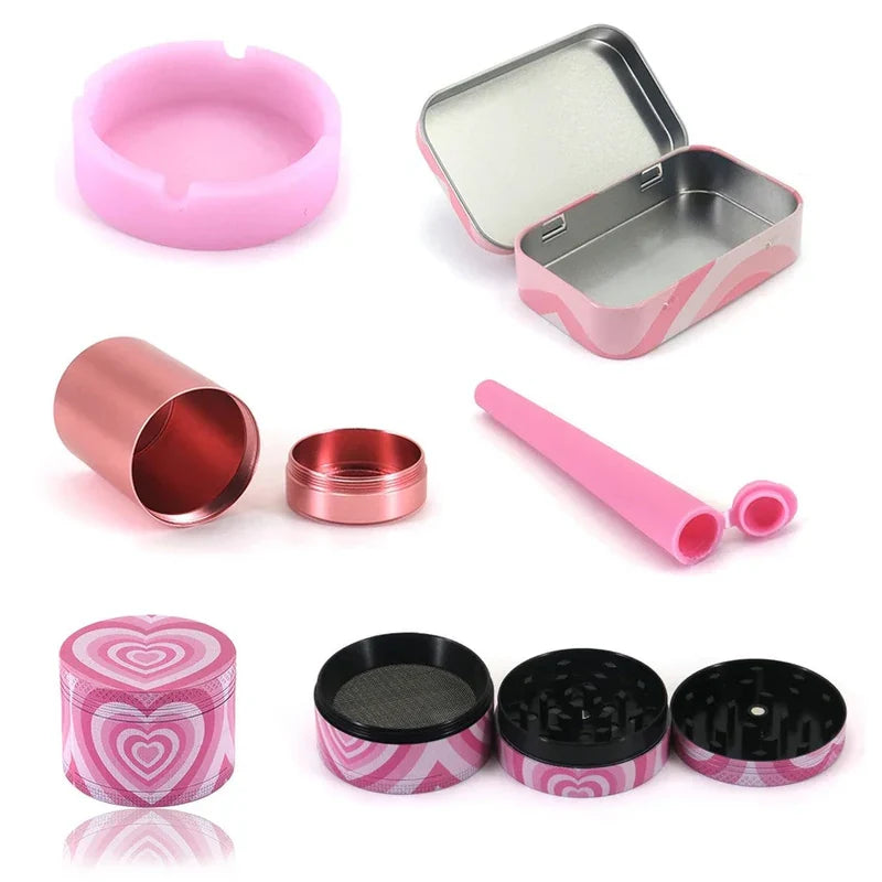 Kit Puff completo com cinzeiro, piteira, dichavador e acessorios inclusos