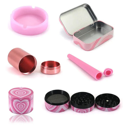 Kit Puff completo com cinzeiro, piteira, dichavador e acessorios inclusos