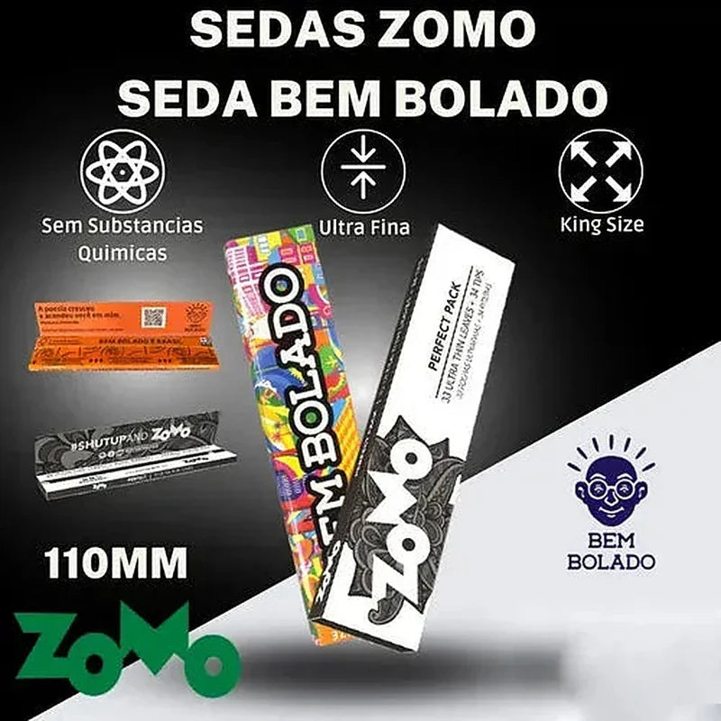 Kit Puff Pink Edition com sedas Zomo e Bem Bolado