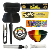 Kit Puff Rasta 9 Itens com Case