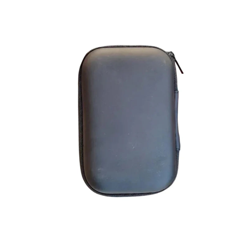 Kit Puff Sadhu com case preta fechada para transporte